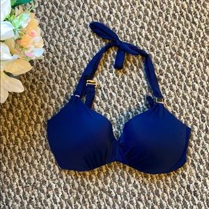 Navy blue Victoria’s Secret bikini top